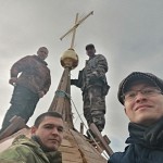 20 октября - освятили и установили крест на часовне московских святителей!